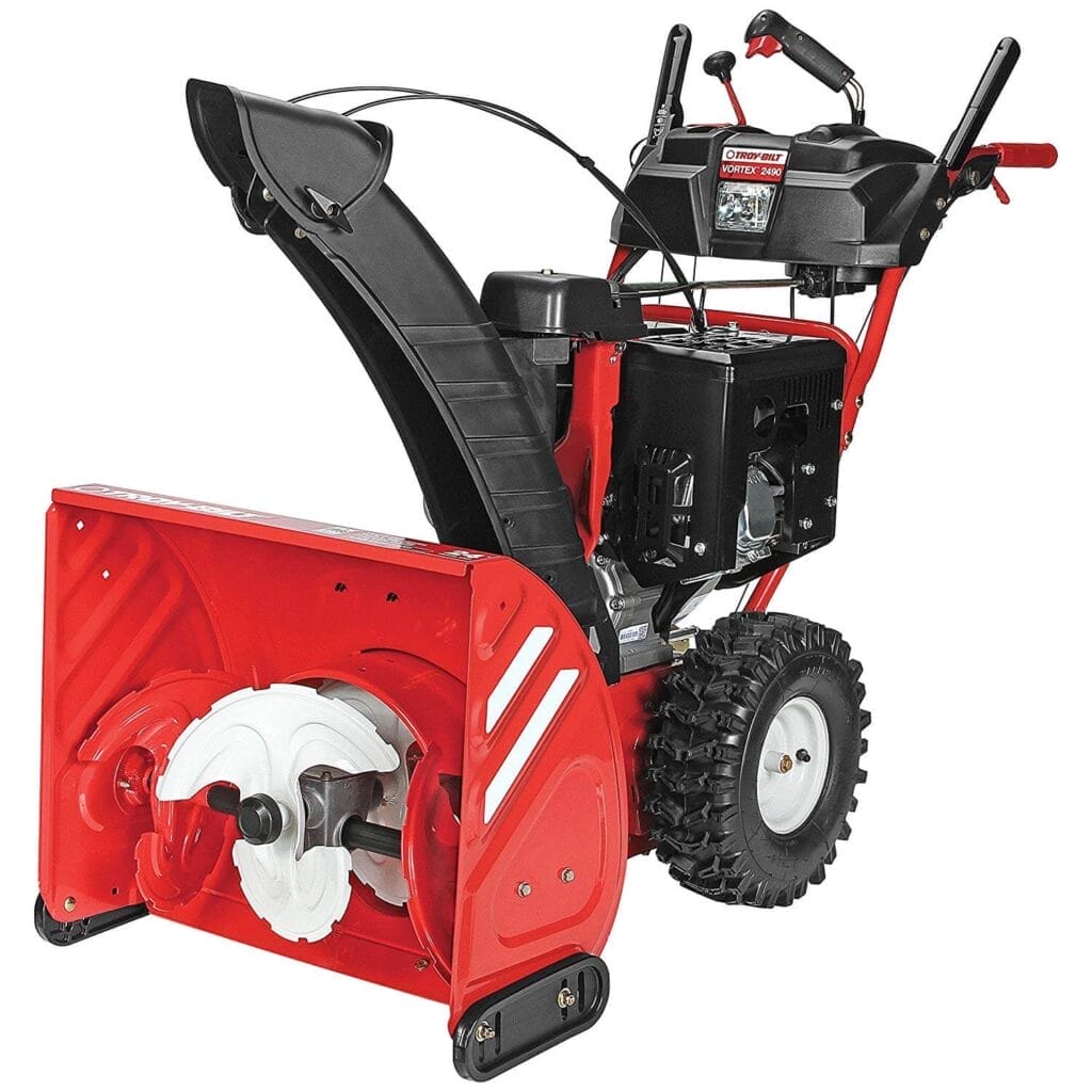 troy bilt vortex three stage snow blower