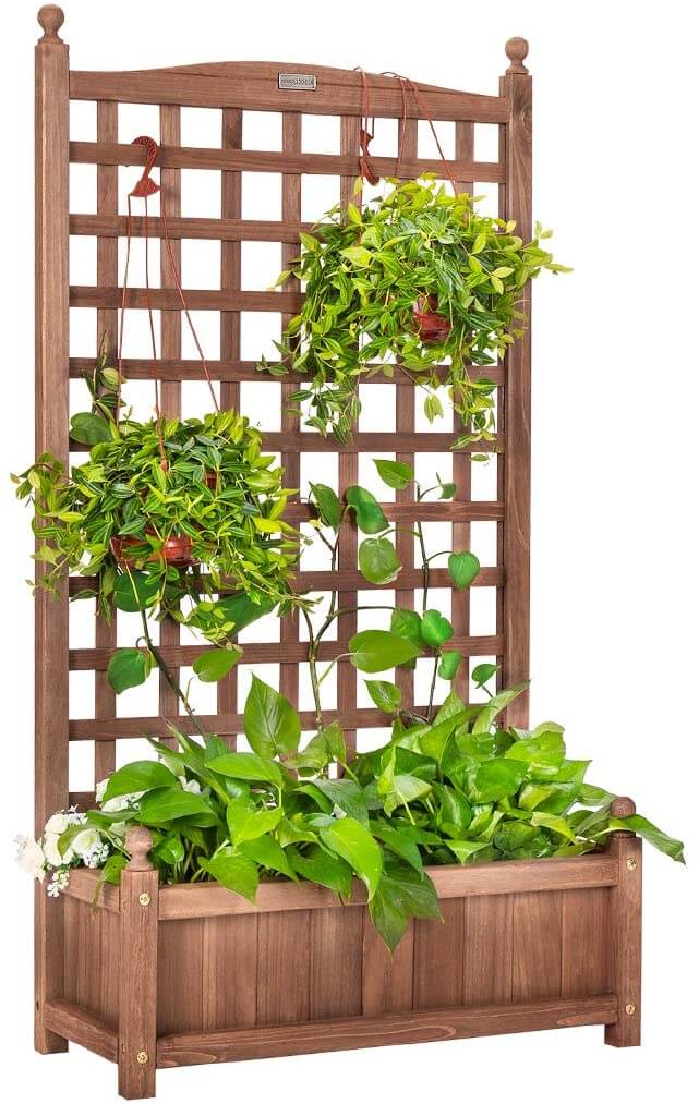 VivoHome Wood Planter