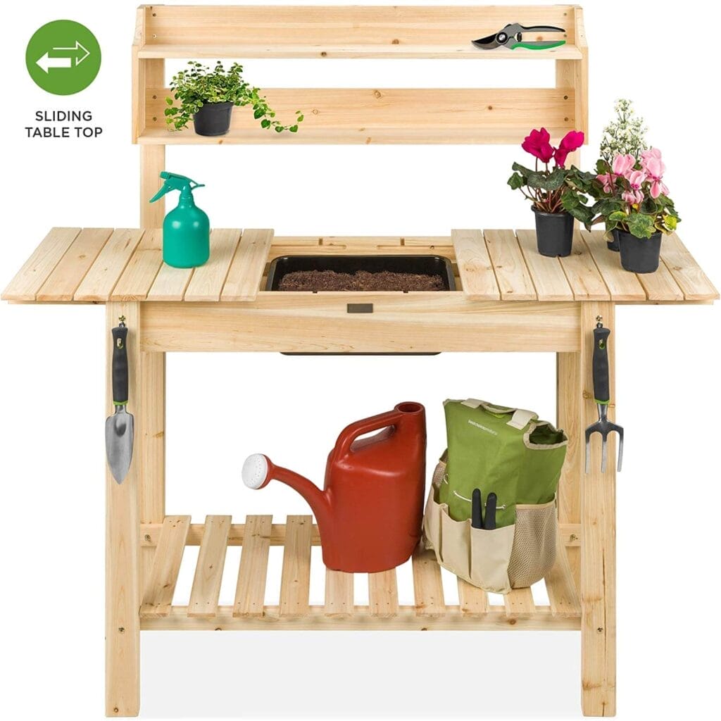 Best Choice Sliding Tabletop Potting Bench