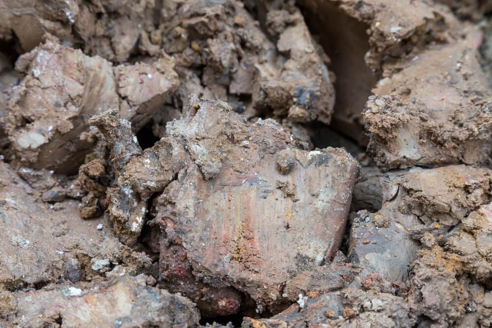 wet clay soil