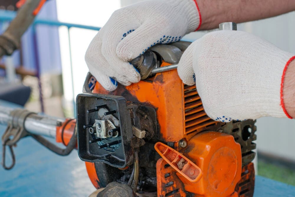 changing oil
