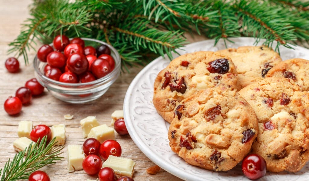 White Chocolate Cranberry Cookies