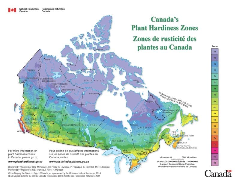 canada hardiness zone